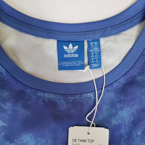adidas Blue Fern Tanktop - Picture 2 of 5